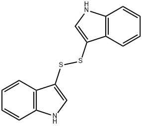 3,3'-DIINDOLYL DISULPHIDE 结构式