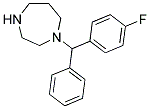 1-[(4-Fluorophenyl)(phenyl)methyl]-1,4-diazepane 结构式