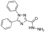 1,5-DIPHENYL-1H-[1,2,4]TRIAZOLE-3-CARBOXYLIC ACID HYDRAZIDE 结构式
