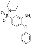 3-AMINO-N,N-DIETHYL-4-(4-METHYLPHENOXY)BENZENESULFONAMIDE 结构式