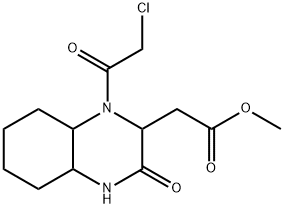 [1-(2-氯-乙酰基)- 结构式