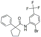 N-(2-BROMO-5-(TRIFLUOROMETHYL)PHENYL)(PHENYLCYCLOPENTYL)FORMAMIDE 结构式