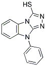 9-PHENYL-9H-[1,2,4]TRIAZOLO[4,3-A]BENZIMIDAZOLE-3-THIOL 结构式