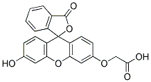 FLUORESCEIN-O'-ACETIC ACID 结构式