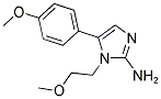 1-(2-METHOXY-ETHYL)-5-(4-METHOXY-PHENYL)-1H-IMIDAZOL-2-YLAMINE 结构式