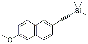 (6-METHOXYNAPHTHALEN-2-YLETHYNYL)TRISILANE 结构式