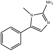 1-METHYL-5-PHENYL-1H-IMIDAZOL-2-AMINE 结构式