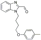 1-[4-(4-METHYLPHENOXY)BUTYL]-1H-BENZIMIDAZOLE-2-CARBALDEHYDE 结构式