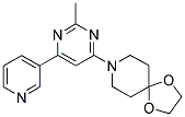 8-(2-METHYL-6-PYRIDIN-3-YLPYRIMIDIN-4-YL)-1,4-DIOXA-8-AZASPIRO[4.5]DECANE 结构式