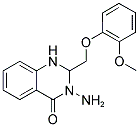 3-AMINO-2-(2-METHOXY-PHENOXYMETHYL)-3H-QUINAZOLIN-4-ONE 结构式