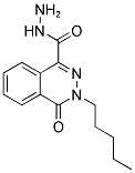 4-OXO-3-PENTYL-3,4-DIHYDRO-PHTHALAZINE-1-CARBOXYLIC ACID HYDRAZIDE 结构式