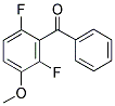 2,6-DIFLUORO-3-METHOXYBENZOPHENONE 结构式