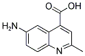 6-AMINO-2-METHYL-QUINOLINE-4-CARBOXYLIC ACID 结构式