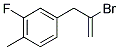 2-BROMO-3-(3-FLUORO-4-METHYLPHENYL)-1-PROPENE 结构式