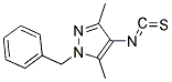 1-Benzyl-4-isothiocyanato-3,5-dimethyl-1H-pyrazole 结构式