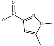 1,5-二甲基-3-硝基-吡唑 结构式