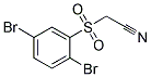 (2,5-DIBROMO-BENZENESULFONYL)-ACETONITRILE 结构式