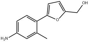 (5-(4-氨基-2-甲基苯基)呋喃-2-基)甲醇 结构式