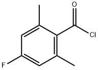 2,6-DIMETHYL-4-FLUOROBENZOYL CHLORIDE 结构式