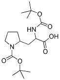 2-(2-TERT-BUTOXYCARBONYLAMINO-2-CARBOXY-ETHYL)-PYRROLIDINE-1-CARBOXYLIC ACID TERT-BUTYL ESTER 结构式