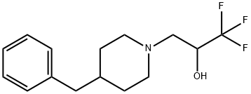 3-(4-BENZYLPIPERIDINO)-1,1,1-TRIFLUORO-2-PROPANOL 结构式