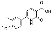 6-(4-METHOXY-3-METHYL-PHENYL)-2-OXO-1,2-DIHYDRO-PYRIDINE-3-CARBOXYLIC ACID 结构式