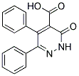 3-OXO-5,6-DIPHENYL-2,3-DIHYDRO-PYRIDAZINE-4-CARBOXYLIC ACID 结构式