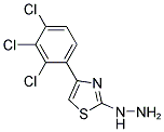 [4-(2,3,4-TRICHLORO-PHENYL)-THIAZOL-2-YL]-HYDRAZINE 结构式