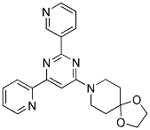 8-(6-PYRIDIN-2-YL-2-PYRIDIN-3-YLPYRIMIDIN-4-YL)-1,4-DIOXA-8-AZASPIRO[4.5]DECANE 结构式