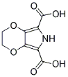 3-4-ETHYLENEDIOXYPYRROLE-2,5-DICARBOXYLIC ACID 结构式