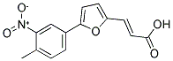 3-[5-(4-Methyl-3-nitro-phenyl)-furan-2-yl]-acrylic acid 结构式