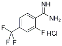 2-Fluoro-4-trifluoromethyl-benzamidine hydrochloride 结构式