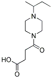 4-(4-sec-Butyl-piperazin-1-yl)-4-oxo-butyric acid 结构式