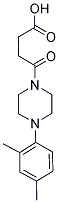 4-[4-(2,4-DIMETHYLPHENYL)PIPERAZIN-1-YL]-4-OXOBUTANOIC ACID 结构式