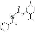 1-(1'(R)-ALPHA-METHYLBENZYL)-AZIRIDINE-2(S)-CARBOXYLIC ACID (-)-MENTHOL ESTER 结构式