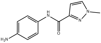 N-(4-胺苯基)-1-甲基-1H-吡唑-3-甲酰胺 结构式