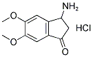 5,6-DIMETHOXY-3-OXO-1-INDANAMINIUM CHLORIDE 结构式