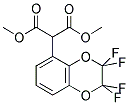 (2,2,3,3-TETRAFLUOROBENZODIOXANE-5-YL)MALONIC ACID DIMETHYL ESTER 结构式