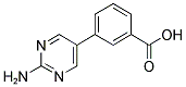 3-(2-AMINOPYRIMIDIN-5-YL)BENZOIC ACID 结构式