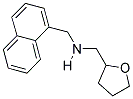 1-(1-NAPHTHYL)-N-(TETRAHYDROFURAN-2-YLMETHYL)METHANAMINE 结构式