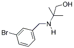 2-((3-Bromobenzyl)amino)-2-methylpropan-1-ol 结构式