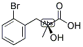 (S)-2-HYDROXY-2-METHYL(2-BROMOBENZENE)PROPANOIC ACID 结构式