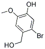 2-BROMO-4-HYDROXY-5-METHOXYBENZYL ALCOHOL 结构式