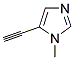 5-Ethynyl-1-methyl-1H-imidazole 结构式