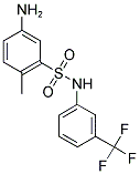 5-AMINO-2-METHYL-N-[3-(TRIFLUOROMETHYL)PHENYL]BENZENESULFONAMIDE 结构式