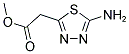 (5-AMINO-[1,3,4]THIADIAZOL-2-YL)-ACETIC ACID METHYL ESTER 结构式