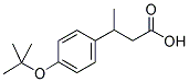3-(4-叔丁氧基苯基)丁酸 结构式