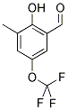 2-HYDROXY-3-METHYL-5-(TRIFLUOROMETHOXY)BENZALDEHYDE 结构式