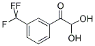 3-(TRIFLUOROMETHYL)PHENYLGLYOXAL HYDRATE 结构式