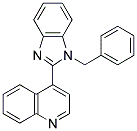 4-(1-Benzyl-1H-benzoimidazol-2-yl)-quinoline 结构式